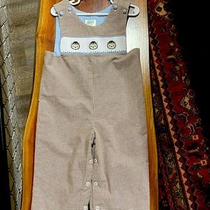 Zuccini Monkey Smocked Jon Jon